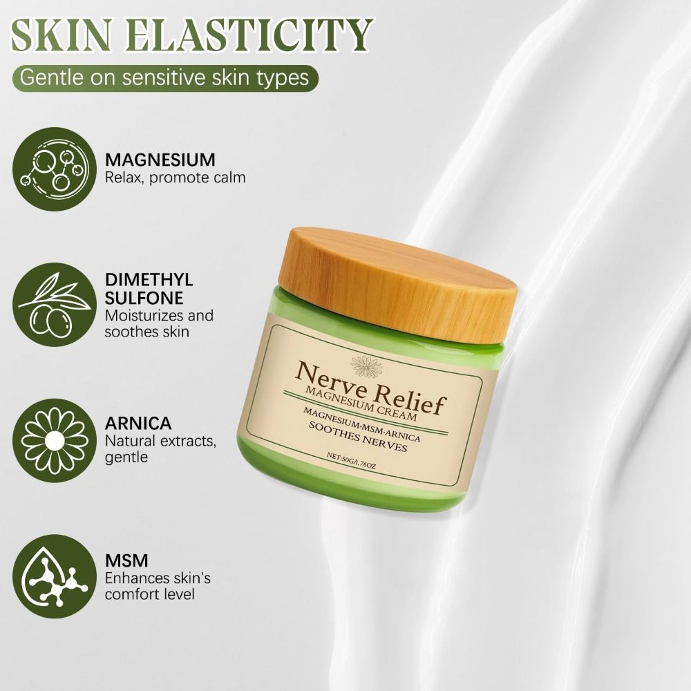 Skincare Ingredients - MSM ve Arnika İçeren Doğal Magnezyum