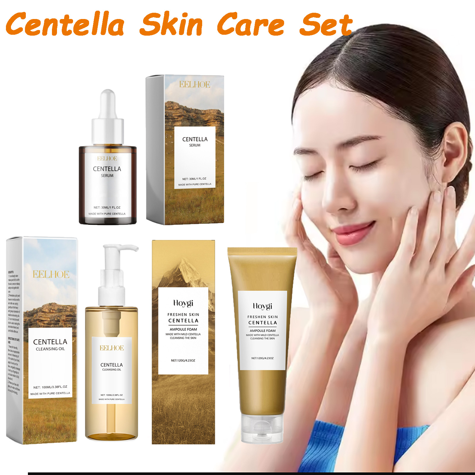 Skincare Garnier - Centella Cilt Bakım Seti Centella Serum