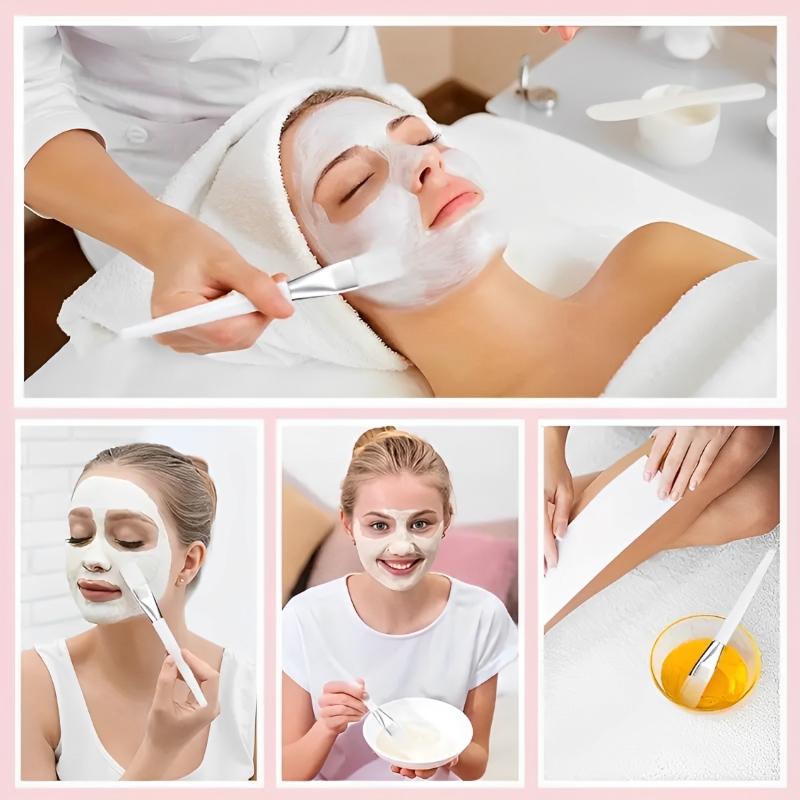 12 adet/takım Yüz Maskesi Fırç - Skincare Indonesia incelemesi ve fiyatı