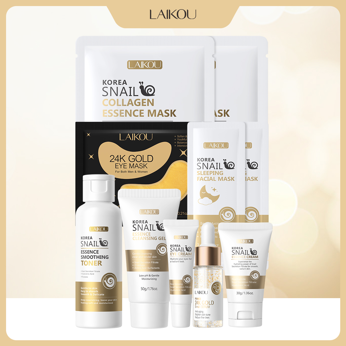 LAIKOU Salyangoz 24K Altın Cil - Skincare Garnier incelemesi ve fiyatı