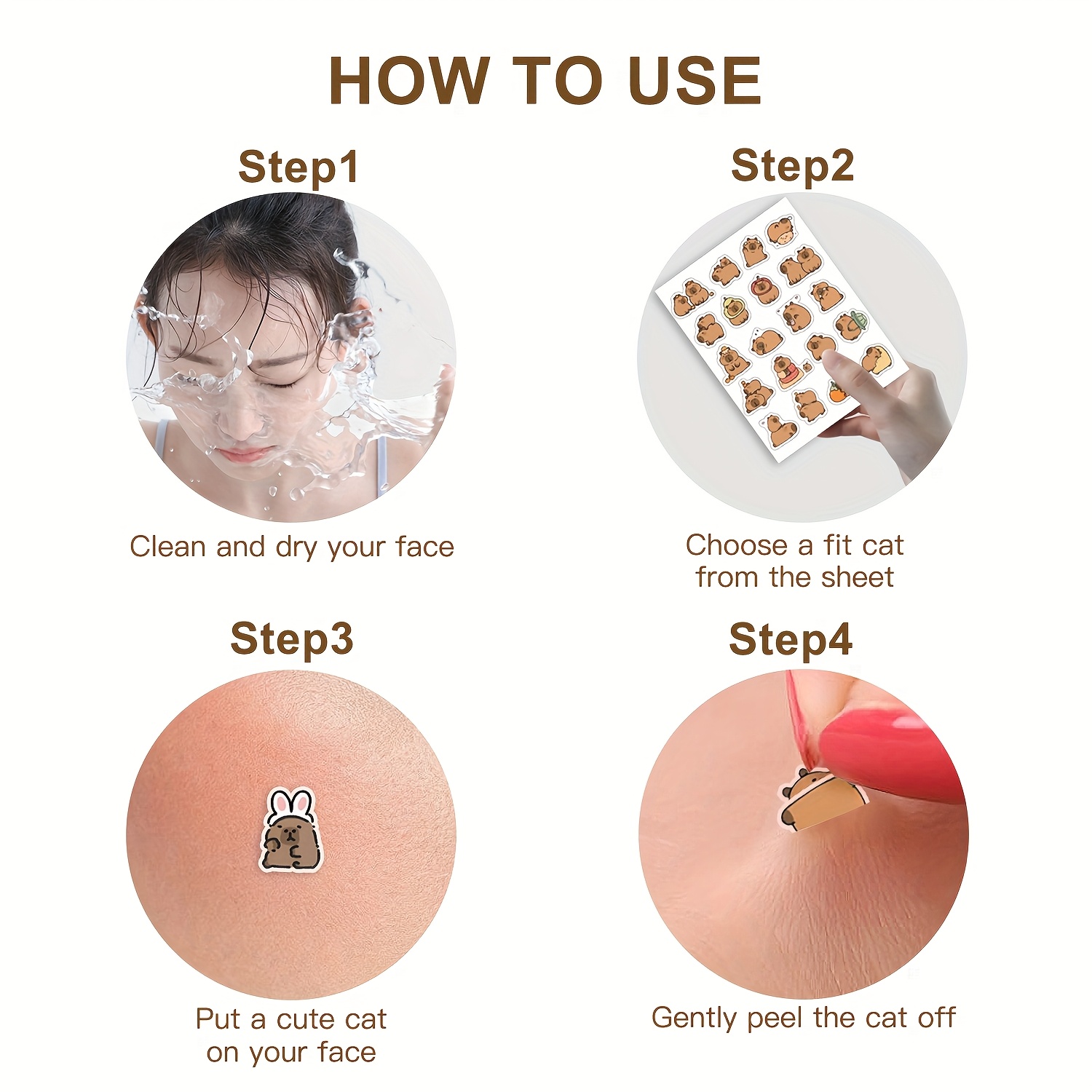 Kapibara Şekilli Sivilce Bantl - Skincare Oil Control incelemesi ve fiyatı