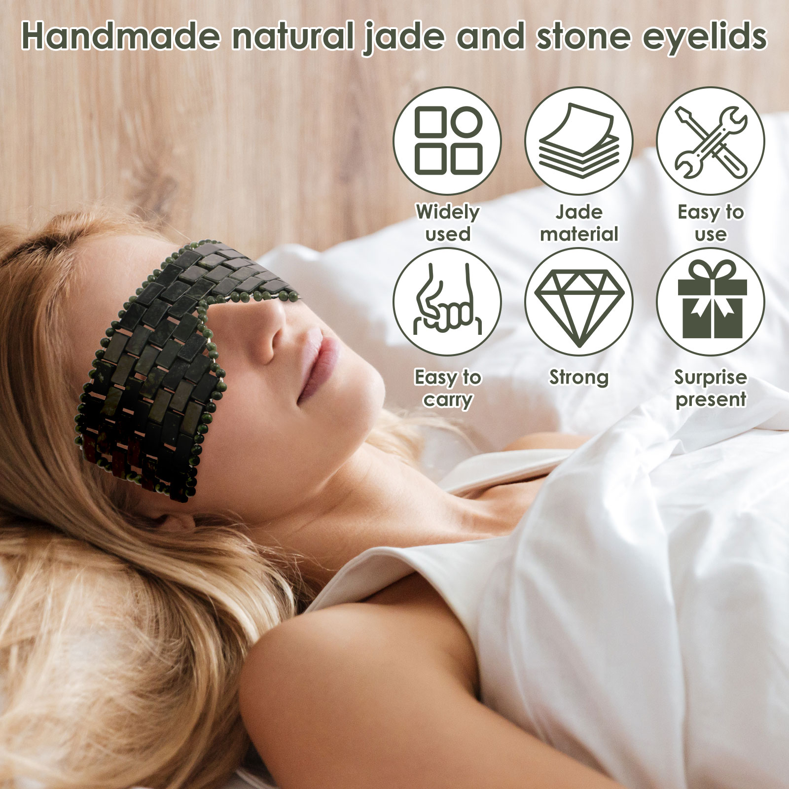 Yeşim Göz Maskesi Taşınabilir  - Skincare Indonesia incelemesi ve fiyatı