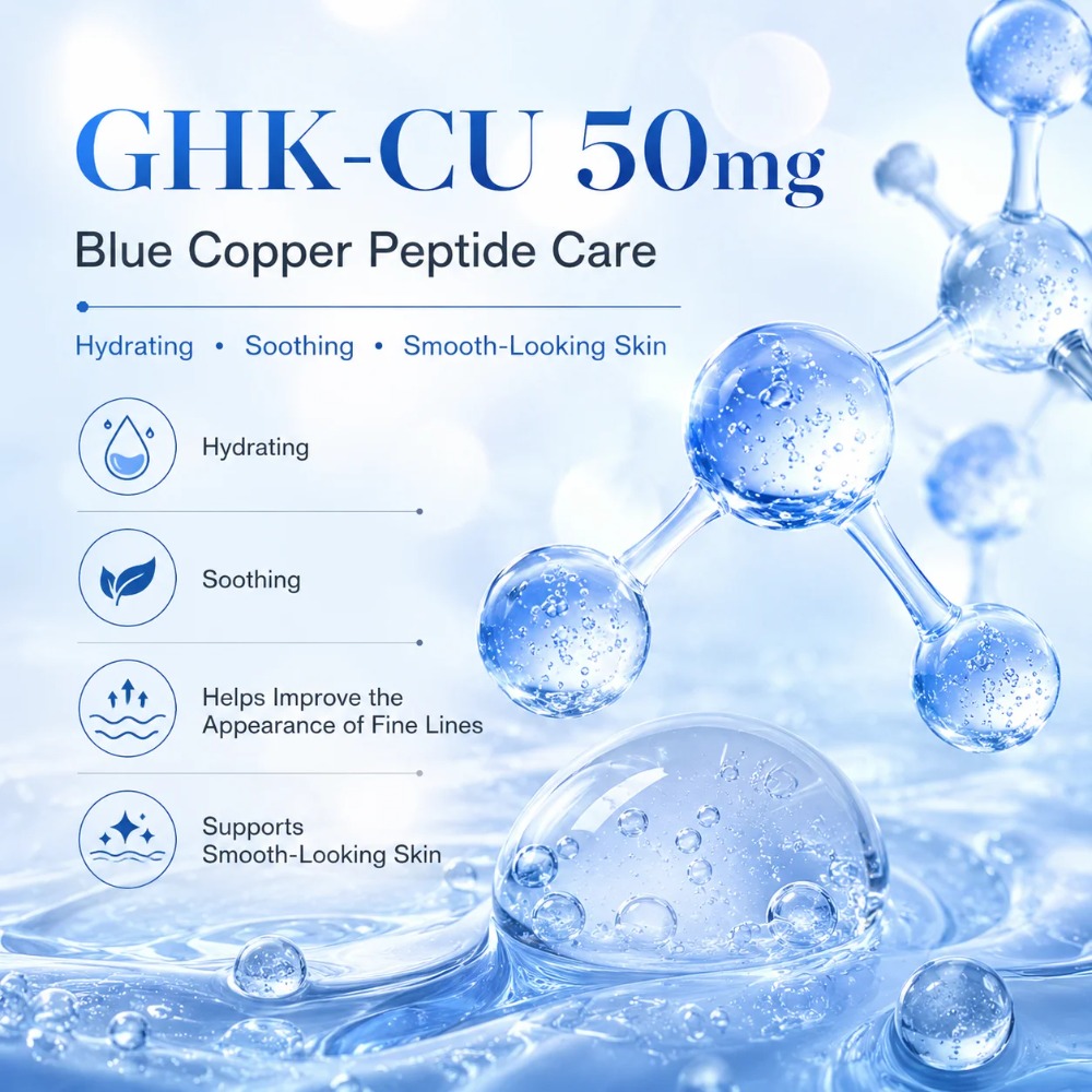 %99 Saflıkta GHK-Cu Mavi Bakır - Skincare Ingredients incelemesi ve fiyatı